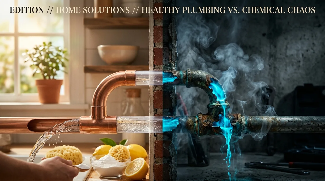 Natural vs Chemical Drain Cleaners: Which Is Safe for Pipes?