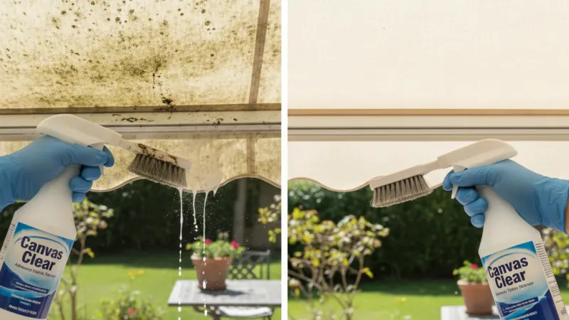 Canvas Cleaner: Remove Mold, Mildew, & Stains Safely