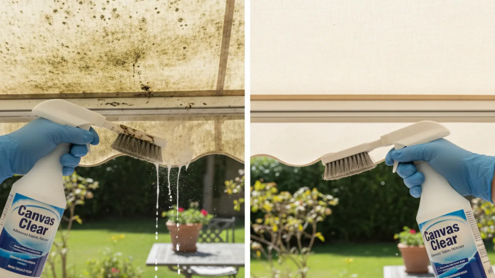 Canvas Cleaner: Remove Mold, Mildew, & Stains Safely