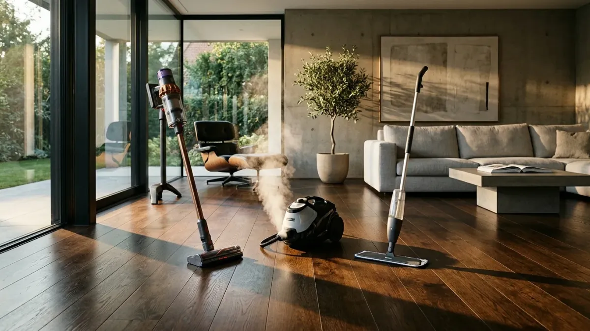 Hardwood Floor Cleaning: Mops vs. Steam Cleaners vs. Vacuums for Best Results