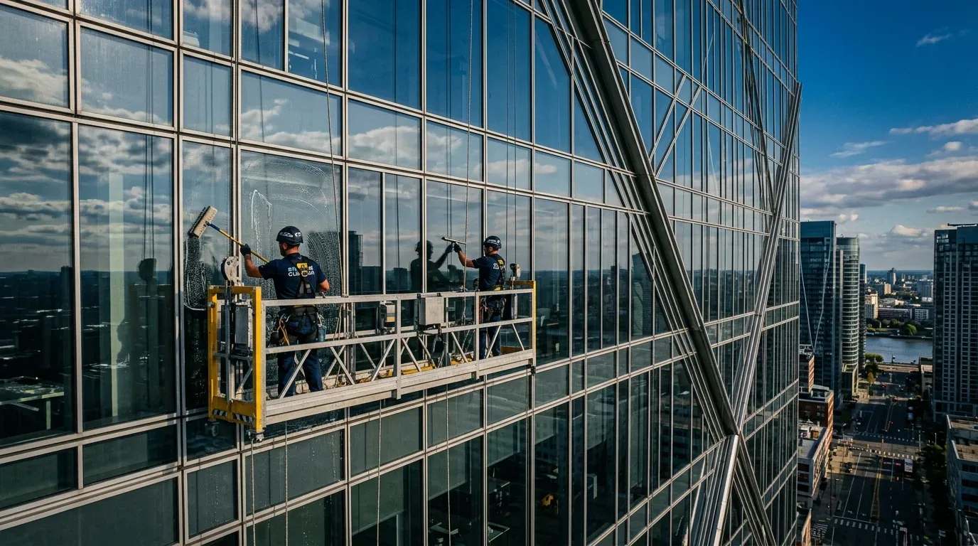 Multi-Story Magic: Safe & Effective Exterior Window Cleaning Techniques